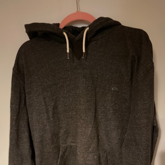 quiksilver men's major stripe fleece hoodie